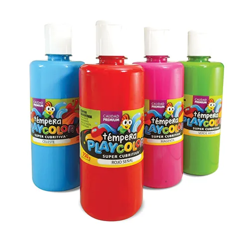 TEMPERA PLAYCOLOR FRASCO X 750 GRS