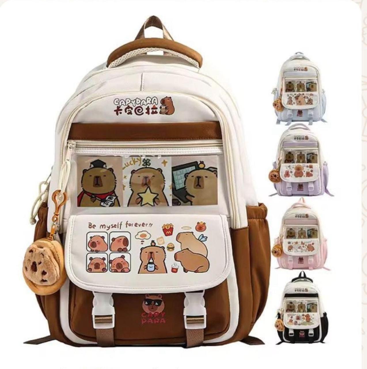 Mochila capybara dibujos 