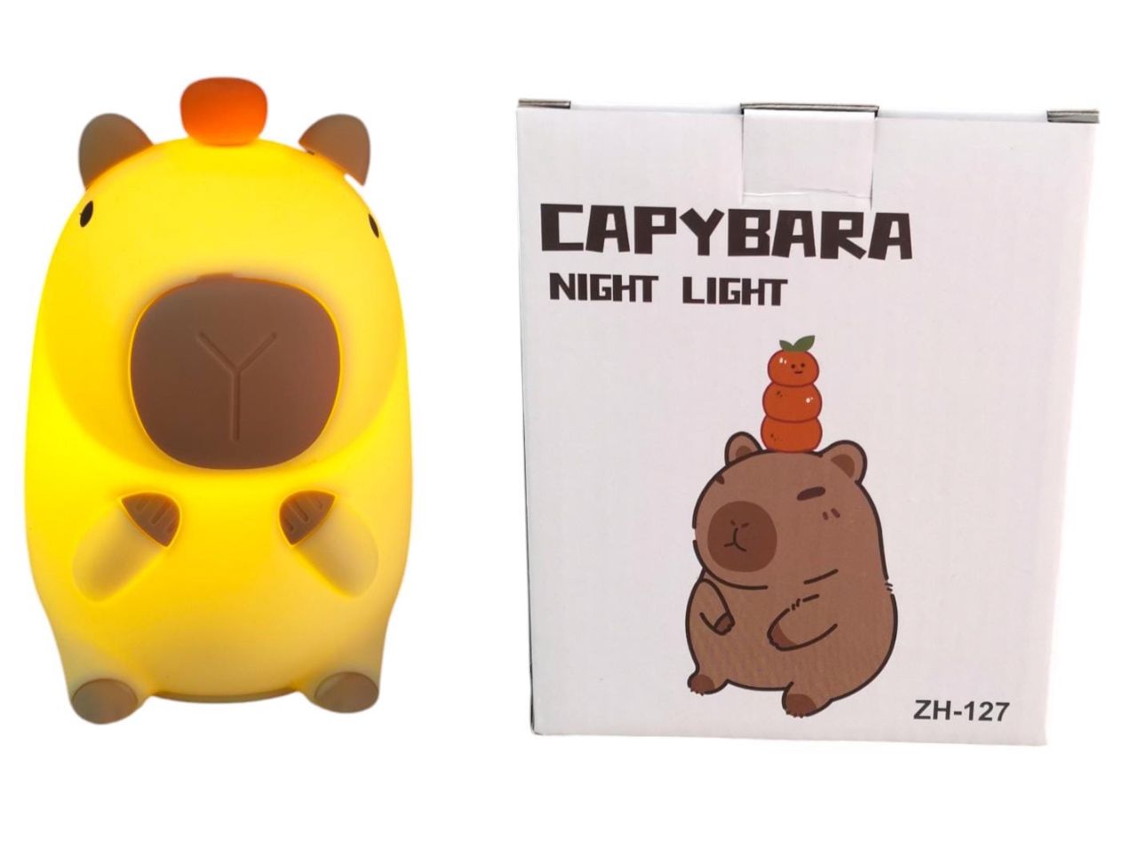 lampara capybara que ilumina