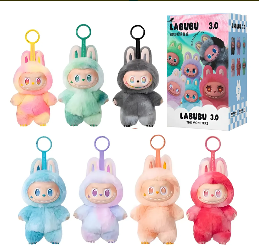 labubu 3.0 con caja sorpresa varios colores