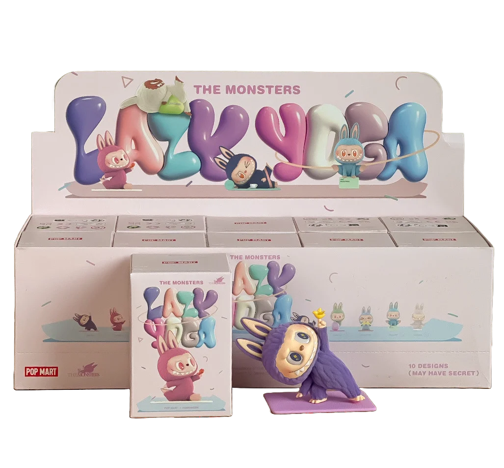 labubu lazy yoga collection toys
