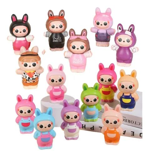 squishy labubu con ropa