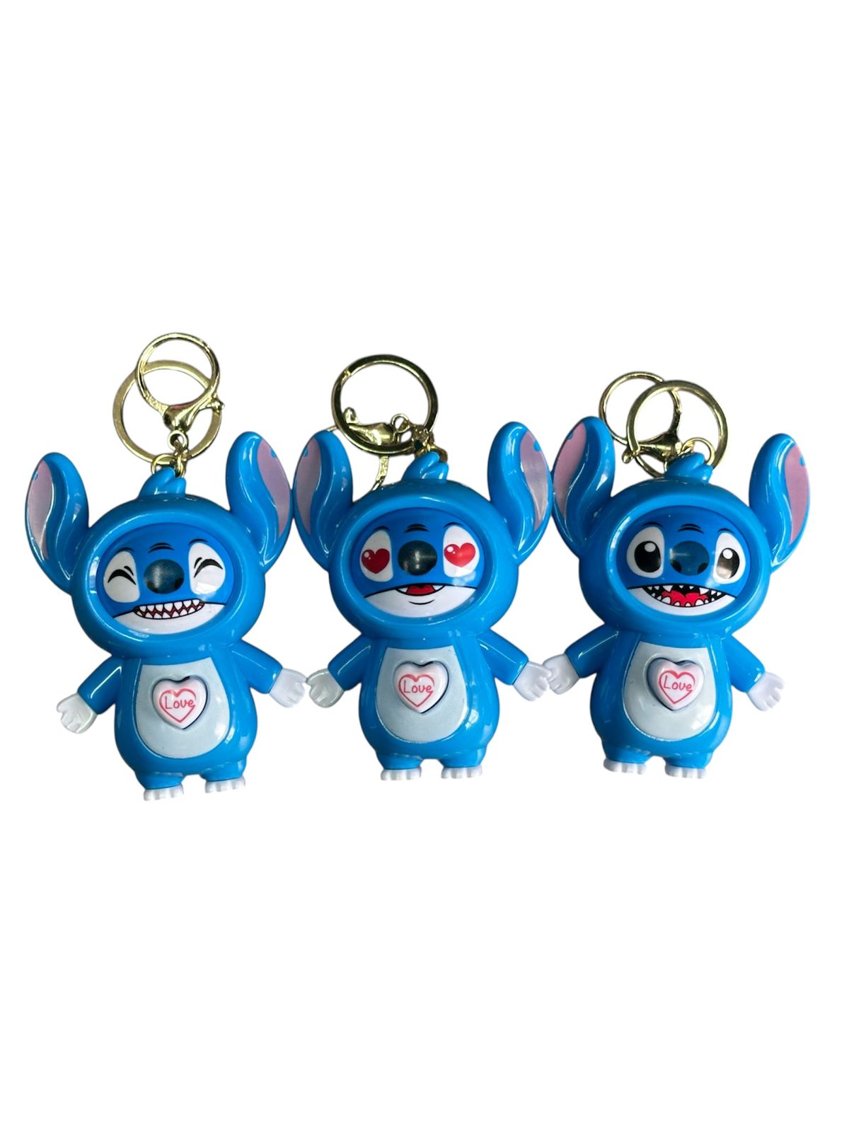 stitch  cambia de cara llavero