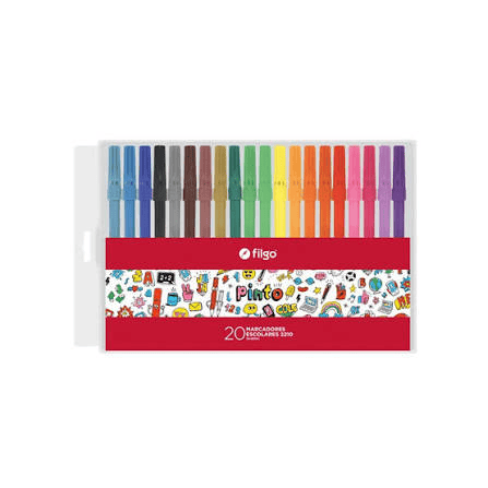 Marcadores 20 u fibras 2210