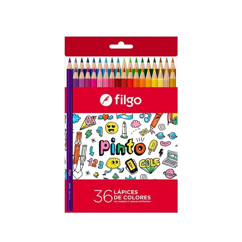 LAPIZ COLOR FILGO X 36 LARGO