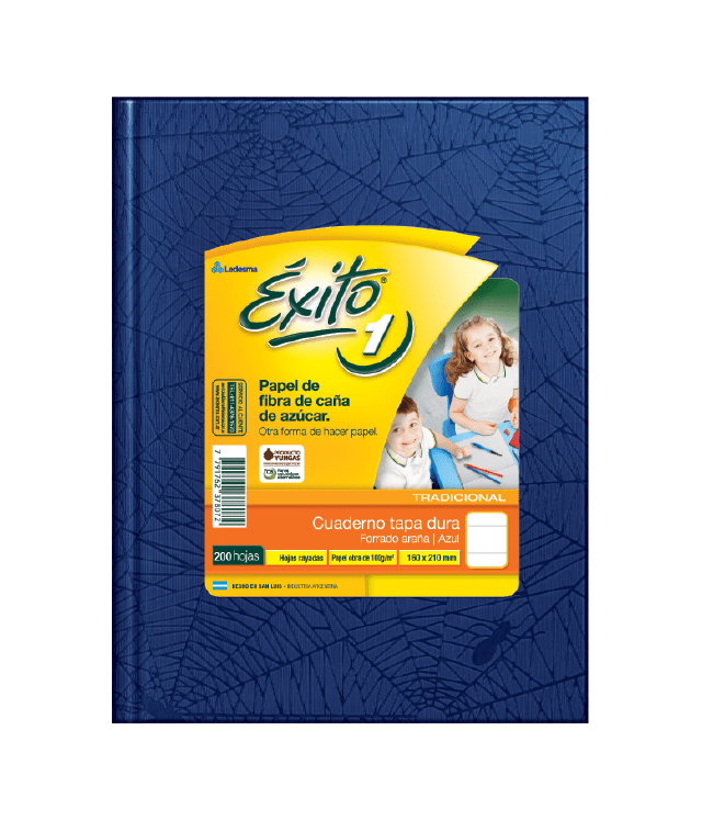 CUADERNO EXITO T/D X 200 FORRADO