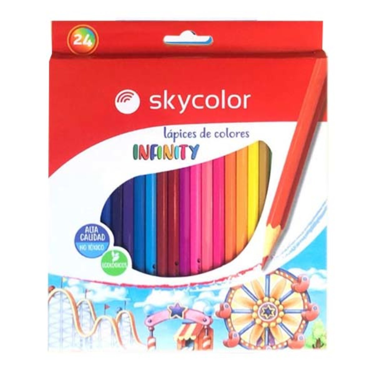 LAPIZ COLOR SKYCOLOR X 24 LARGOS