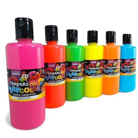 TEMPERA PLAYCOLOR POTE FLUO X 250CC