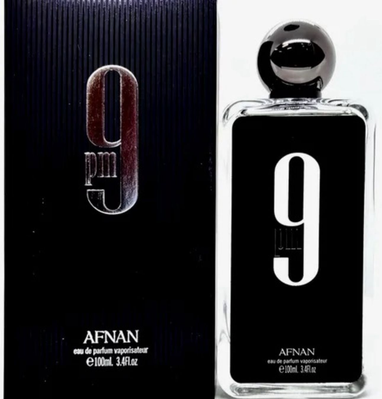 Perfume arabe 100ml 9 pm negro
