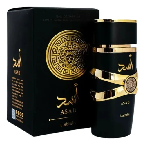 Perfume arabe 100ml asad negro