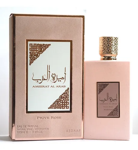 Perfume arabe 100ml  amerat al arab prive rose