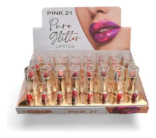 pure glitter delineador pink 21  cs4220