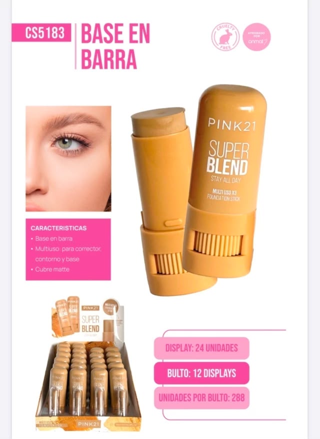 base en barra pink 21  cs5183