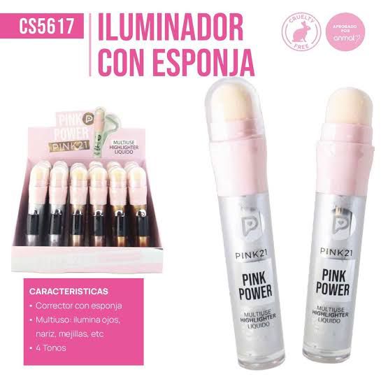 iluminado con sponja pink 21  cs5617