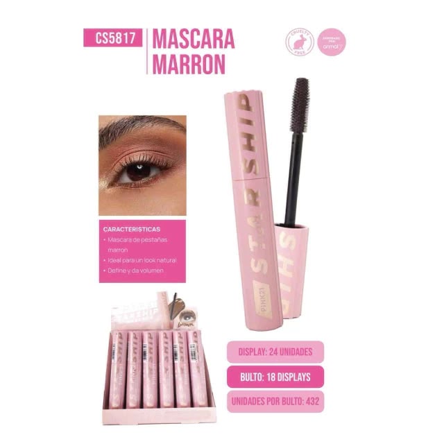 mascara marron starship pink21 cs5817