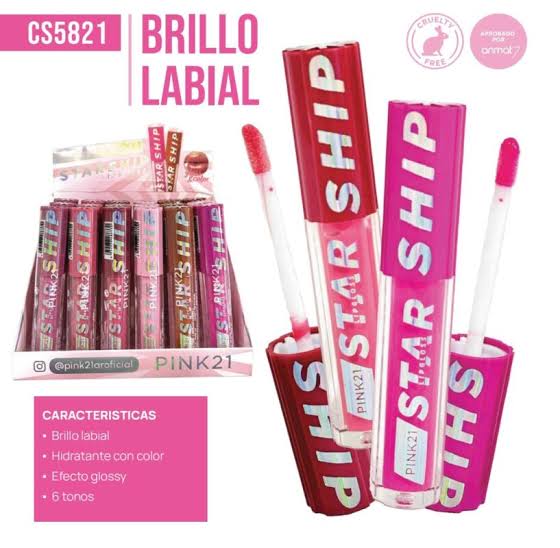 brillo labial startship pink21 cs5821