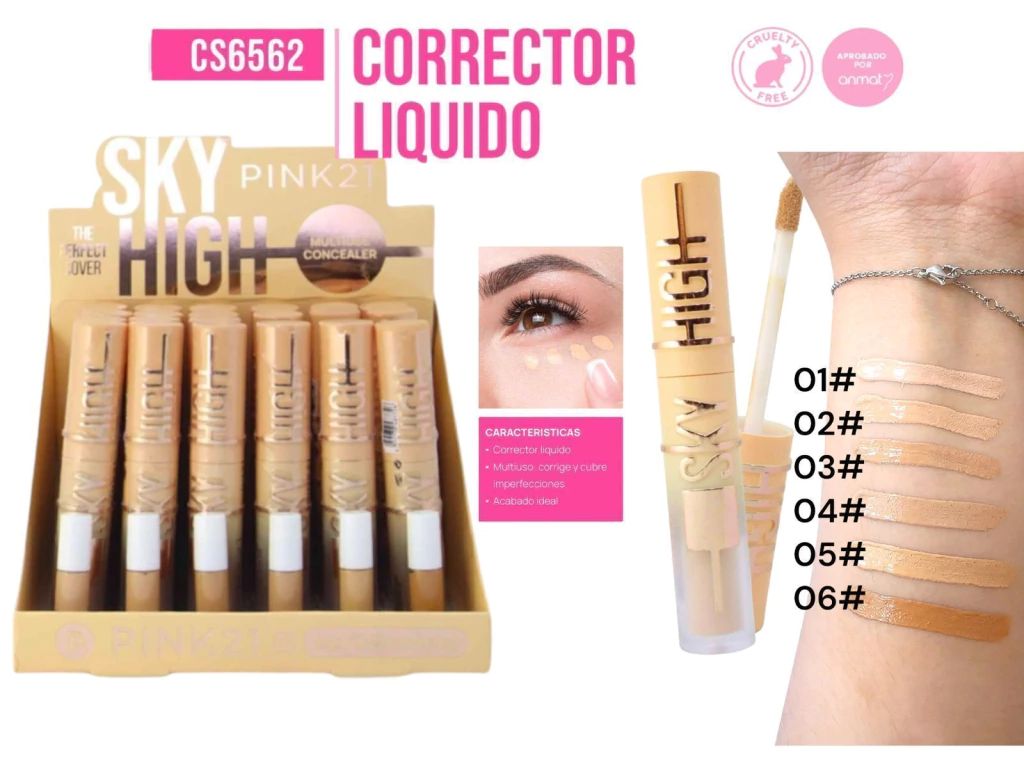 corrector liquido pink21 cs6562