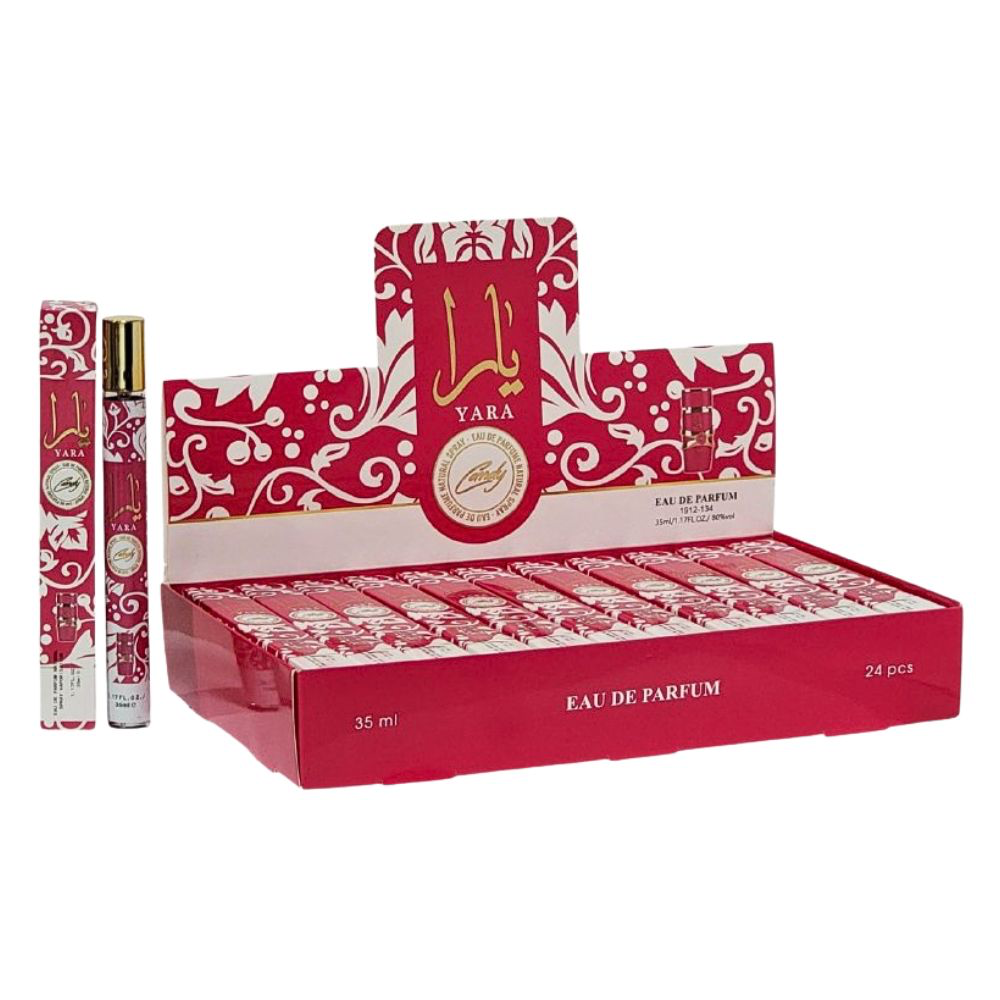 perfume arabe tubo 30ml 9 yara rojo