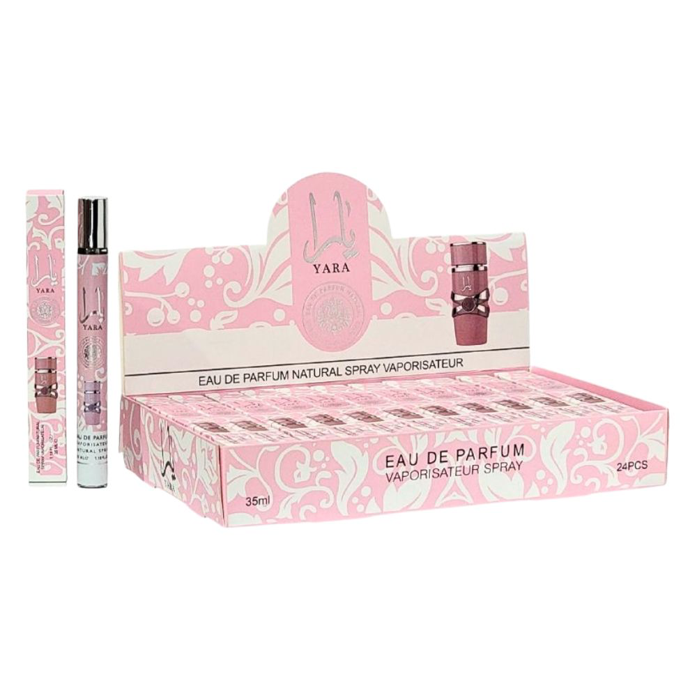 perfume arabe tubo 30ml 9 yara rosa