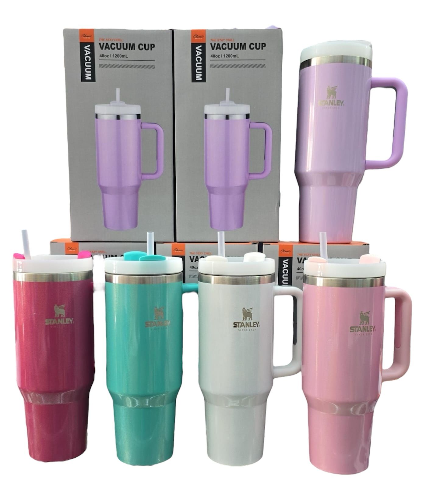 vaso quencher stanley  con brillo 1200ml