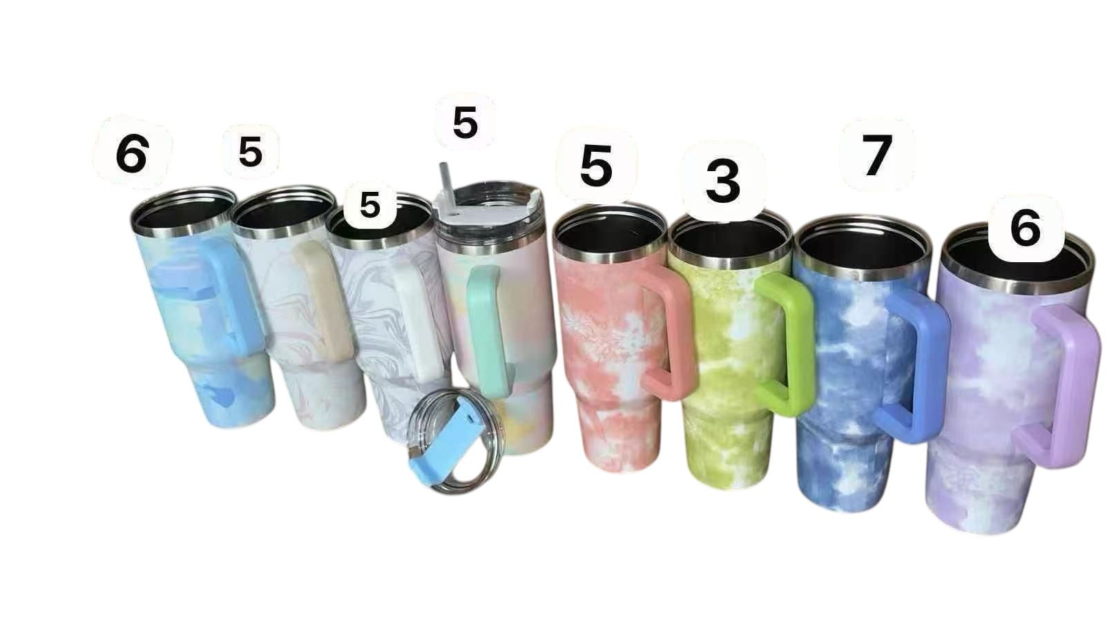 vaso quencher marmolado stanley