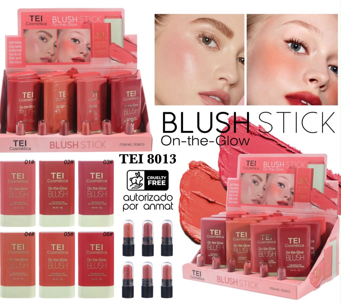 blush stick rubor en barra tei tei8013