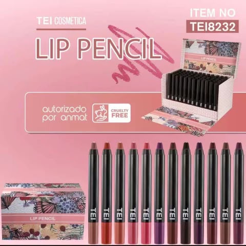 lip pencil  lapiz labial grueso tei tei8232