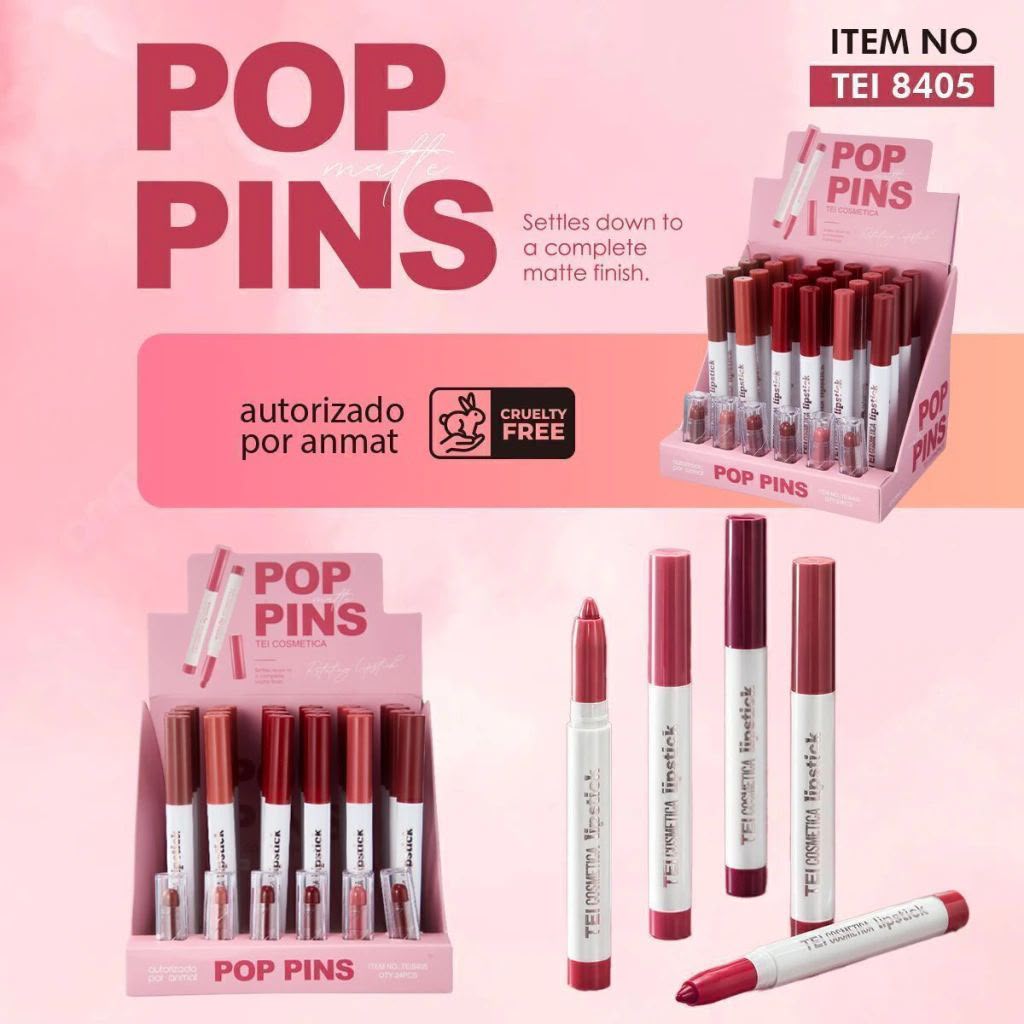 pop pins delineador de labios tei tei8405